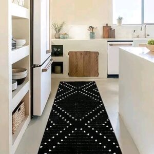 THE FIRST HOME DECOR handmade carpet runner 2x5 feet new launched black